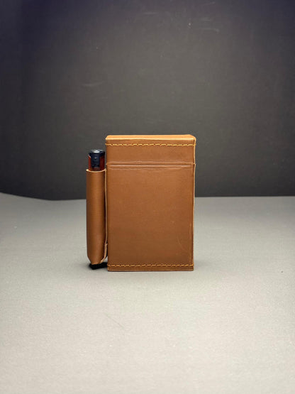 Mustard Leather Cigarette Case