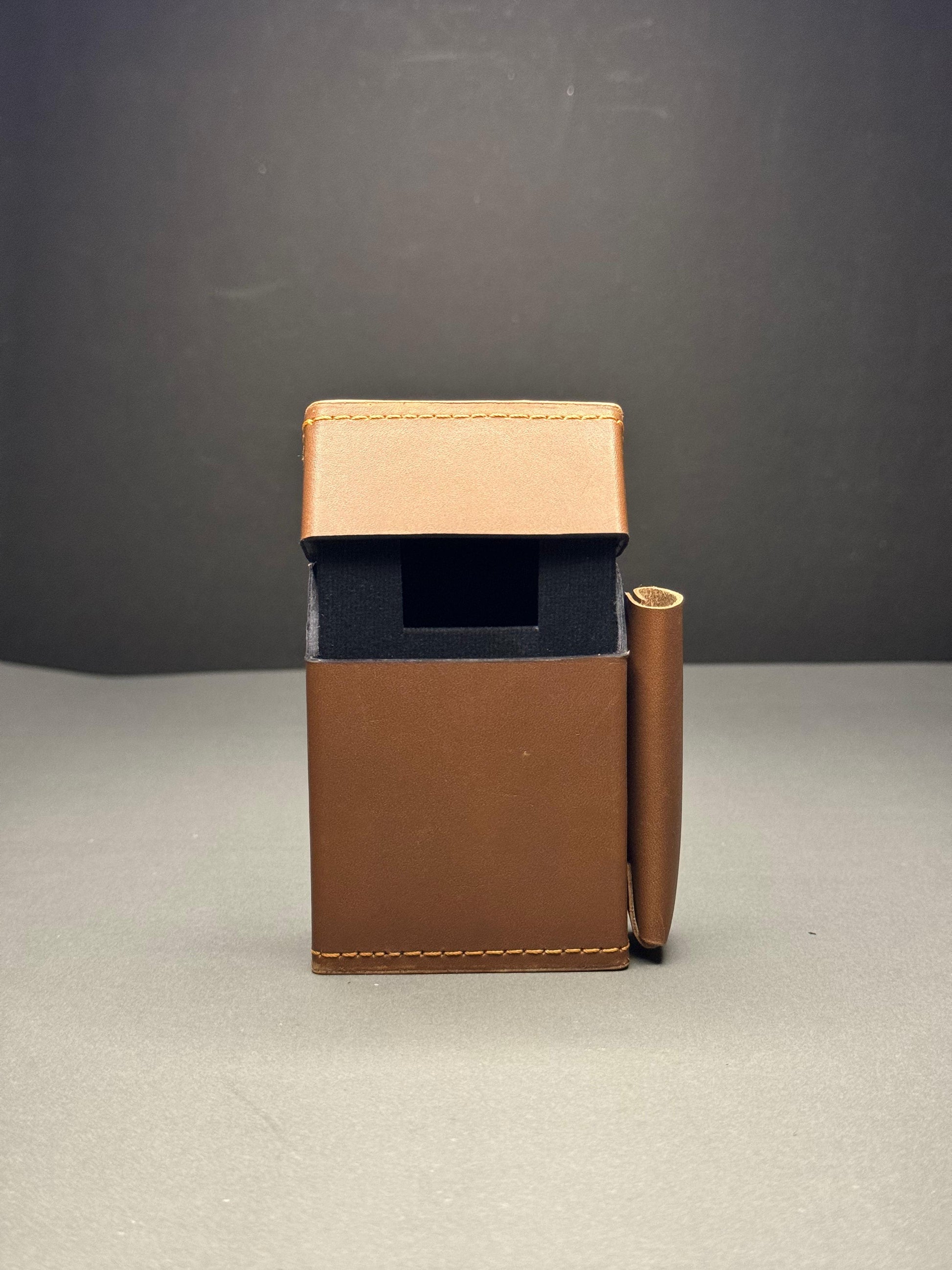 Mustard Leather Cigarette Case