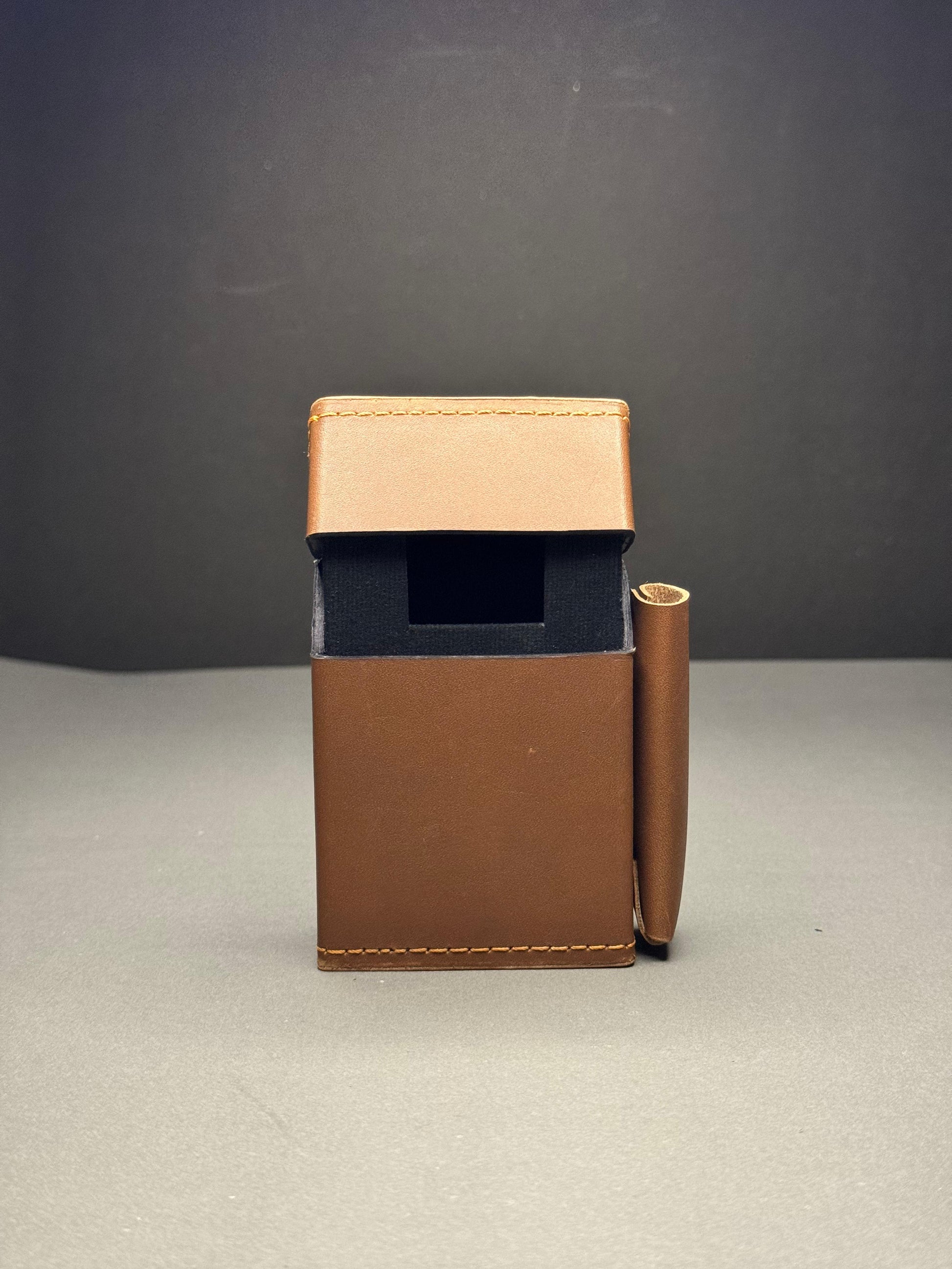 Mustard Leather Cigarette Case