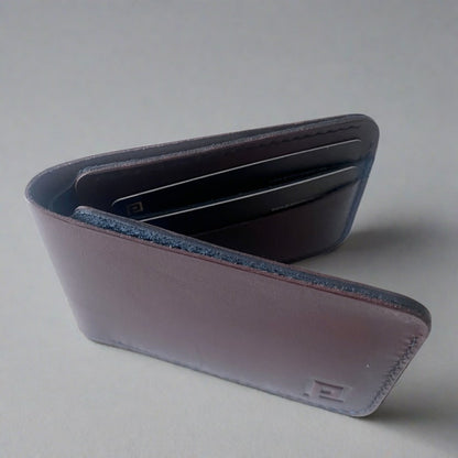 Maroon Indigo Leather Wallet