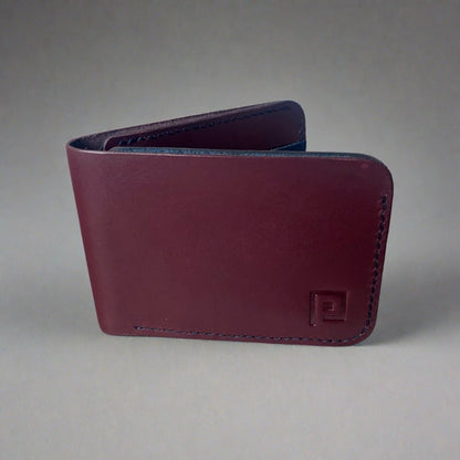 Maroon Indigo Leather Wallet