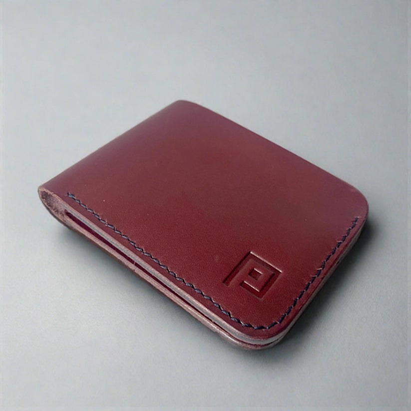 Maroon Indigo Leather Wallet